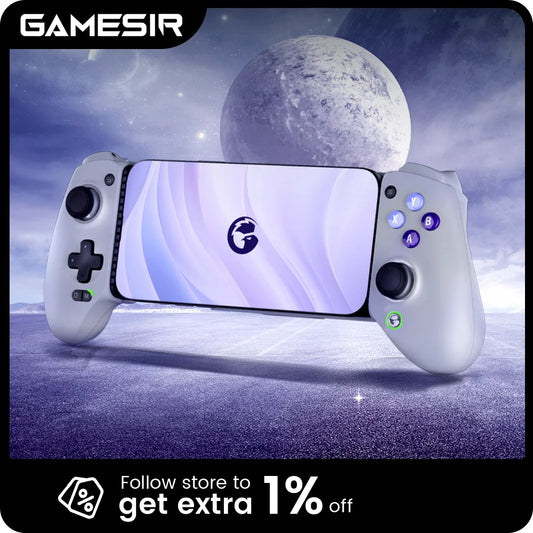 GameSir G8 Galileo Cellphone Gamepad Game Controller with Hall Effect Joystick for iPhone 15 Android Mobile Phone Cloud Gaming PES Mobile FIFA Call of Dutty FREE Shipping