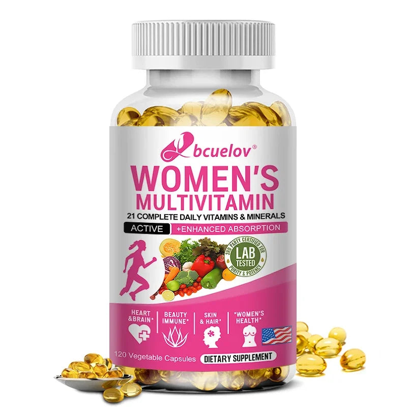 Multivitamin Mineral Supplement Antioxidant for Women, Improved Nutrient Absorption Heart Health Natural Energy Support Multivitamin FREE Shipping