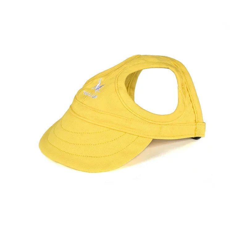 Small Puppy Pets Summer Solid Color Cap Dog Baseball Visor Hat Outdoor Accessories Sun Bonnet Travelhelmet FREE Shipping