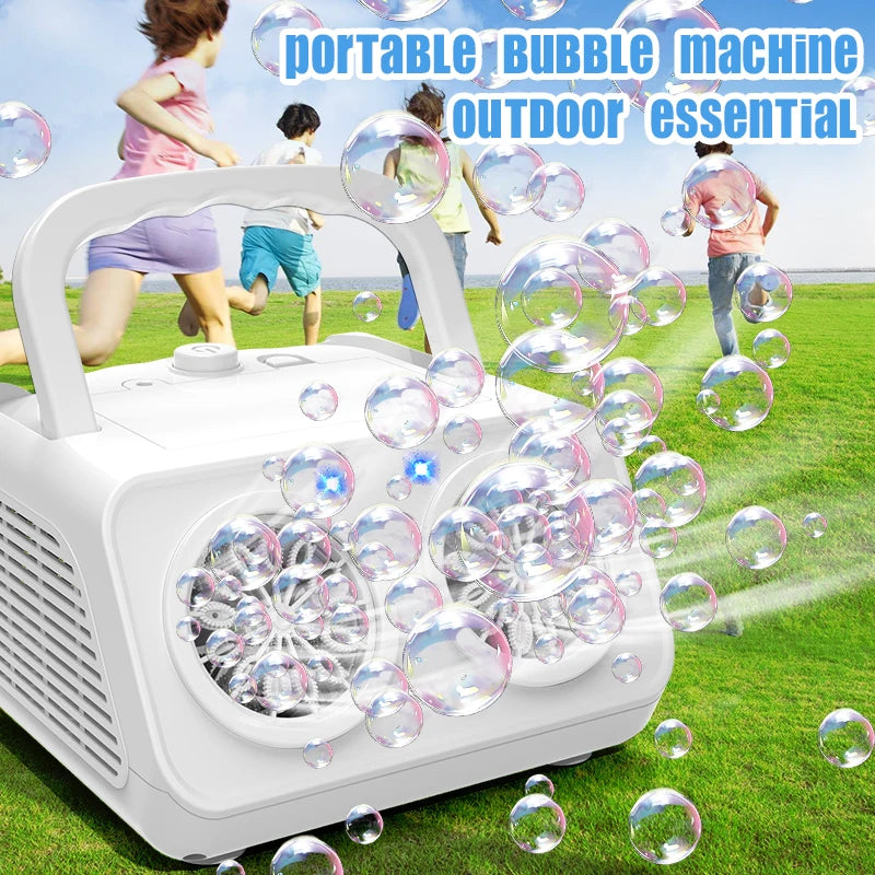 26 hole double hole portable ultra small bubble machine kindergarten birthday outdoor without battery without bubble water FREE Shipping