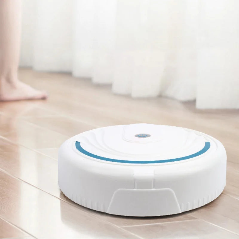 5-in-1 Mini Smart Robotic Wireless Vacuum Cleaner Home Multi-Mode USB Rechargeable Home Sweeper For Wet Dry Carpet Floors