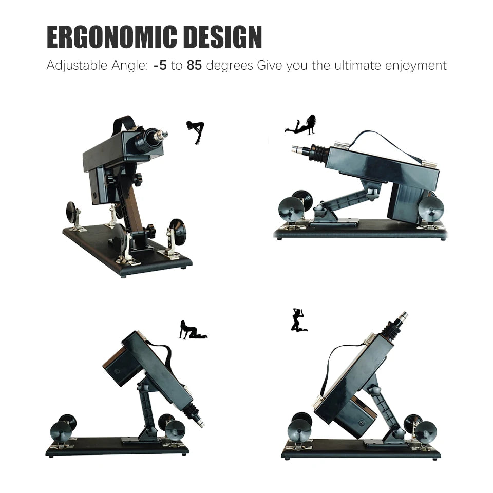 FREDORCH Sex Machine for Woman Adjustable Masturbating Pumping with 3XLR Accessories Sex Gun Love Machine for Men Adult Toys FREE Shipping