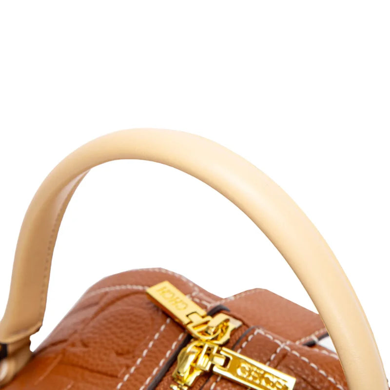 CH High Quality Solid Color Women's Handbag Fashion Season New Product Simple Women's Shoulder Bag Unique Bag Design