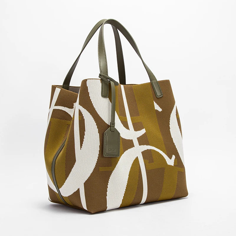 CH Fashionable Classic New Solid Color Outer Bag Women's Handbag Exquisite Handcrafted Weaving Large Capacity Handbag