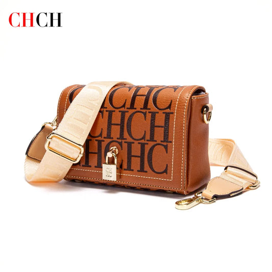 Carolina Herrera Crossbody Bag New Purple Magnetic Flip Cover Commuter Women's Bag Wallet FREE Shipping