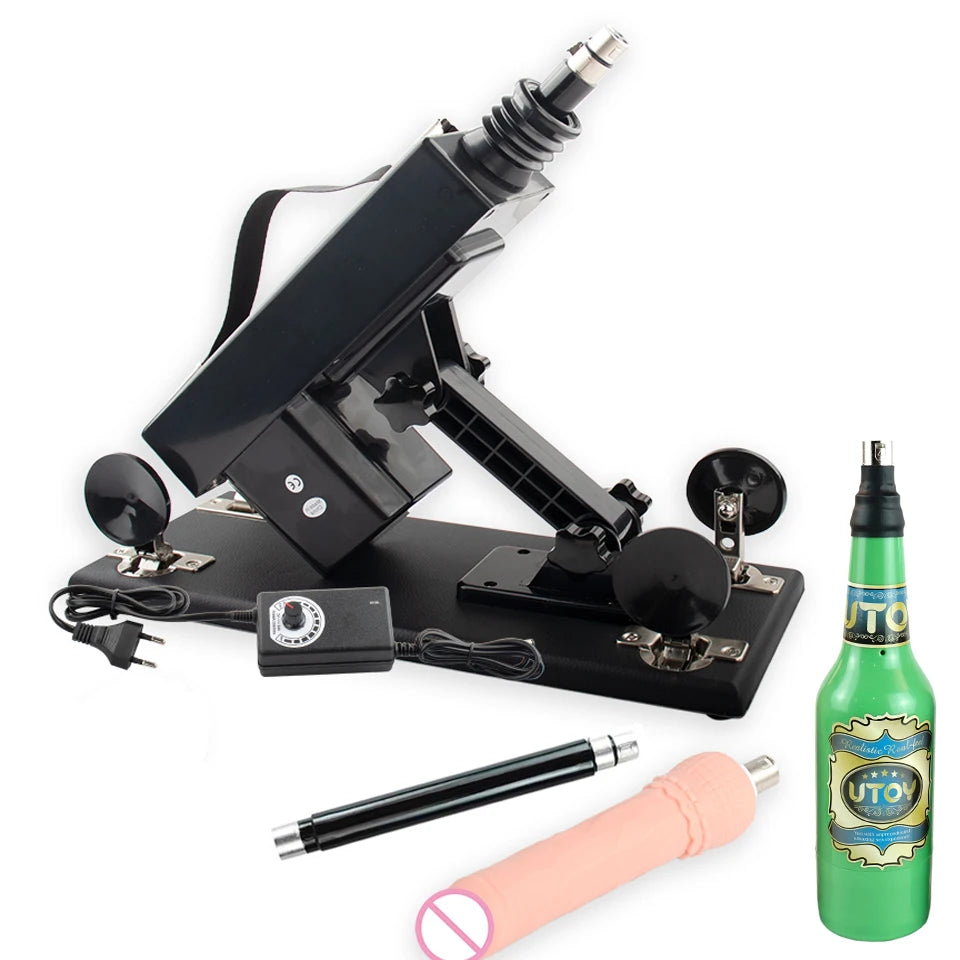 FREDORCH Sex Machine for Woman Adjustable Masturbating Pumping with 3XLR Accessories Sex Gun Love Machine for Men Adult Toys FREE Shipping