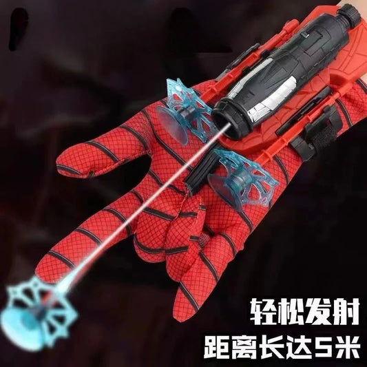Disney SpiderMan Hero Launcher Rotating Spider-Man Launcher Soft Bullet Gun Suction Cup Ejection Toy Children's Birthday Gift FREE Shipping