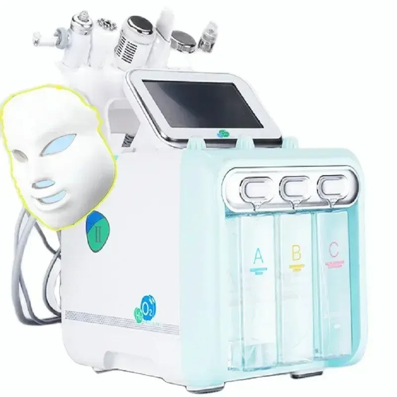 New Arrival! 7 In 1 H2O2 Water Oxygen Jet Peel Hydro Beauty Skin Cleansing Hydrofacial Machine Facial Machine Water Aqua Peeling FREE Shipping