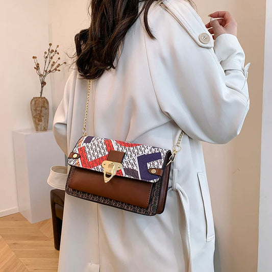 CH Large Capacity Crossbody Bag - Elegant Solid Color Leather Tote Purse, Minimalist Designer Commuter Handbag For Women