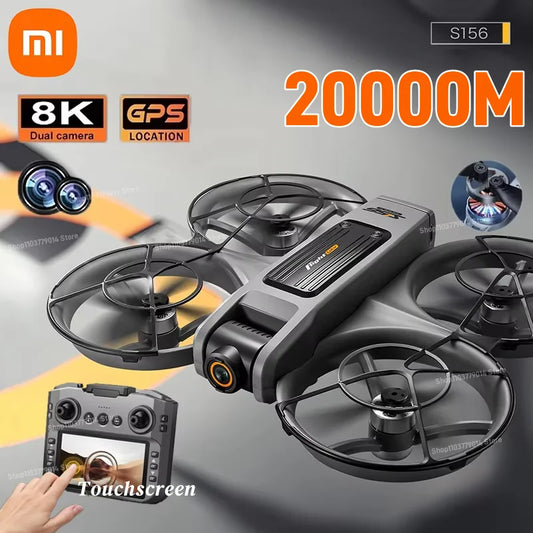 Xiaomi S156 Drone Professional 8K Camera with 5G WiFi FPV UAV Screen Remote Control and Obstacle Avoidance Quadcopter 2025 FREE Shipping