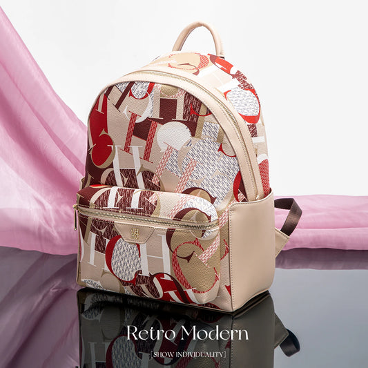 Backpack Carolina Herrera Shoulder Bag Large Capacity Internal Compartment Pocket Design Exquisite FREE SHIPPING