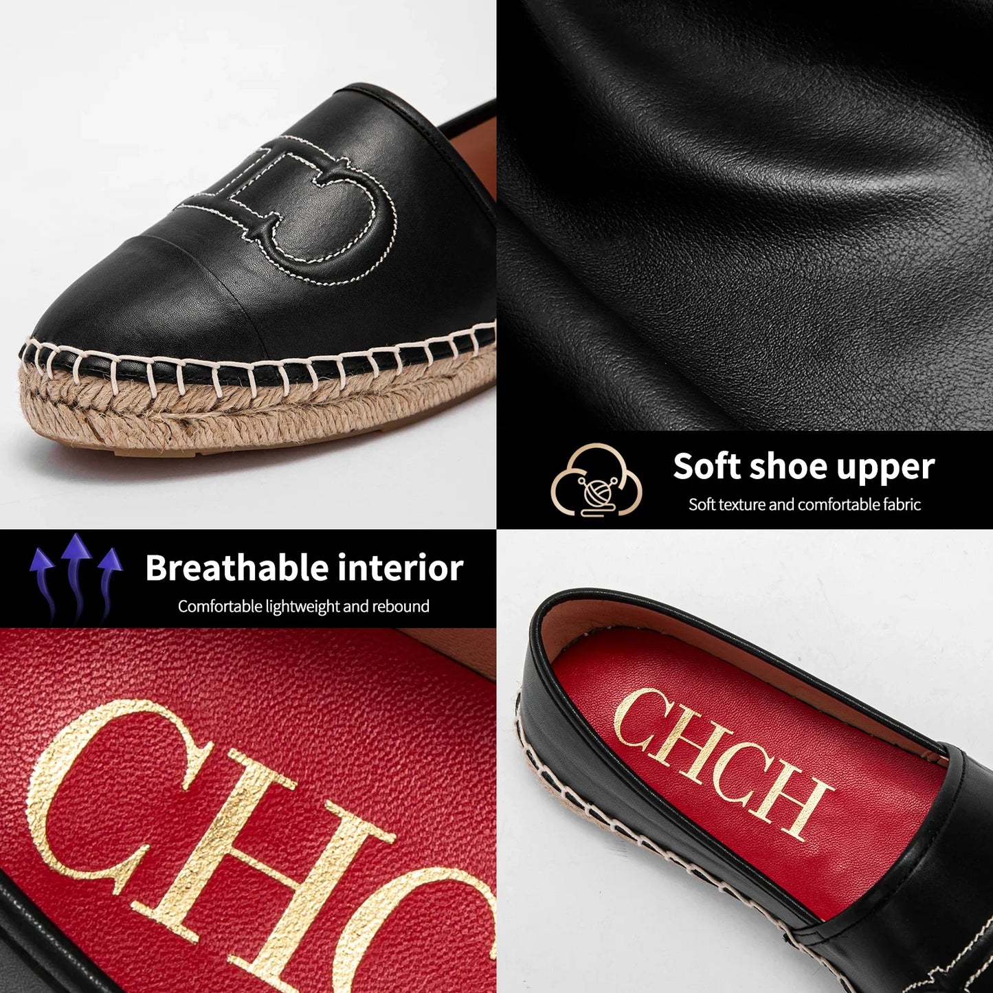 Solid Simple Casual Travel Women's New Fisherman Shoes Braided Sole Classic Retro Fashion Women's Flat Shoes