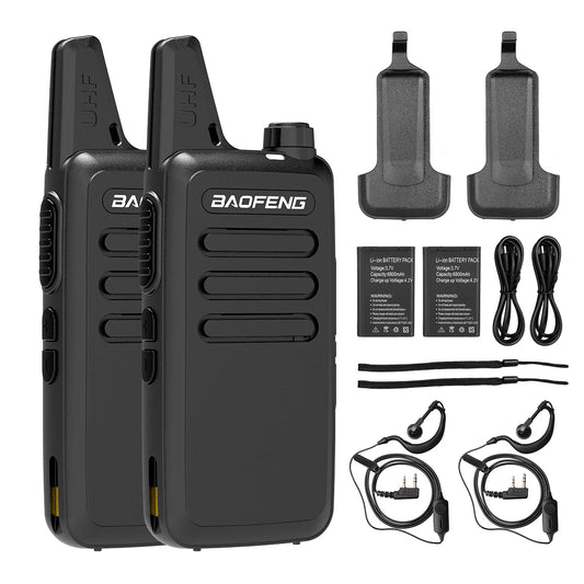 BAOFENG BF-888S Upgraded Walkie Talkies T20 Long Range Walkie Talkie for Adults with Earpiece Mic Rechargeable 2-Way Radios Hand Free Shipping