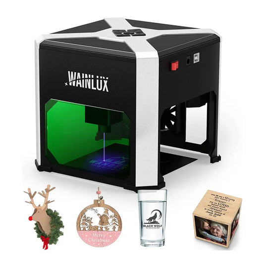 WAINLUX K6 PRO Laser Engraver K6 3000mw CNC Bluetoot Mini Laser Engraving Machine DIY Logo Mark Printer Cutter Woodworking Wood Plastic FREE Shipping
