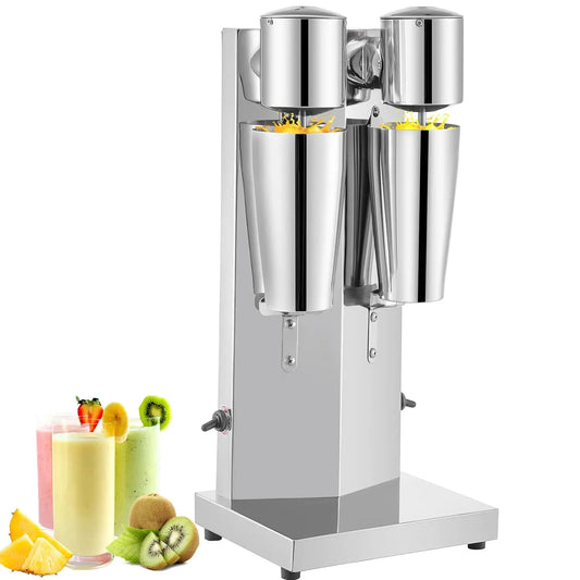 Milkshake Double Head Electric Blender, 180W, Silver, 800ml FREE SHIPPING