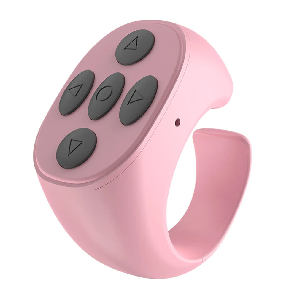 Wireless Bluetooth Ring Remote Control Fingertip Selfie Video Controller For Tik Tok Page Turner Browsing For for iOS Android