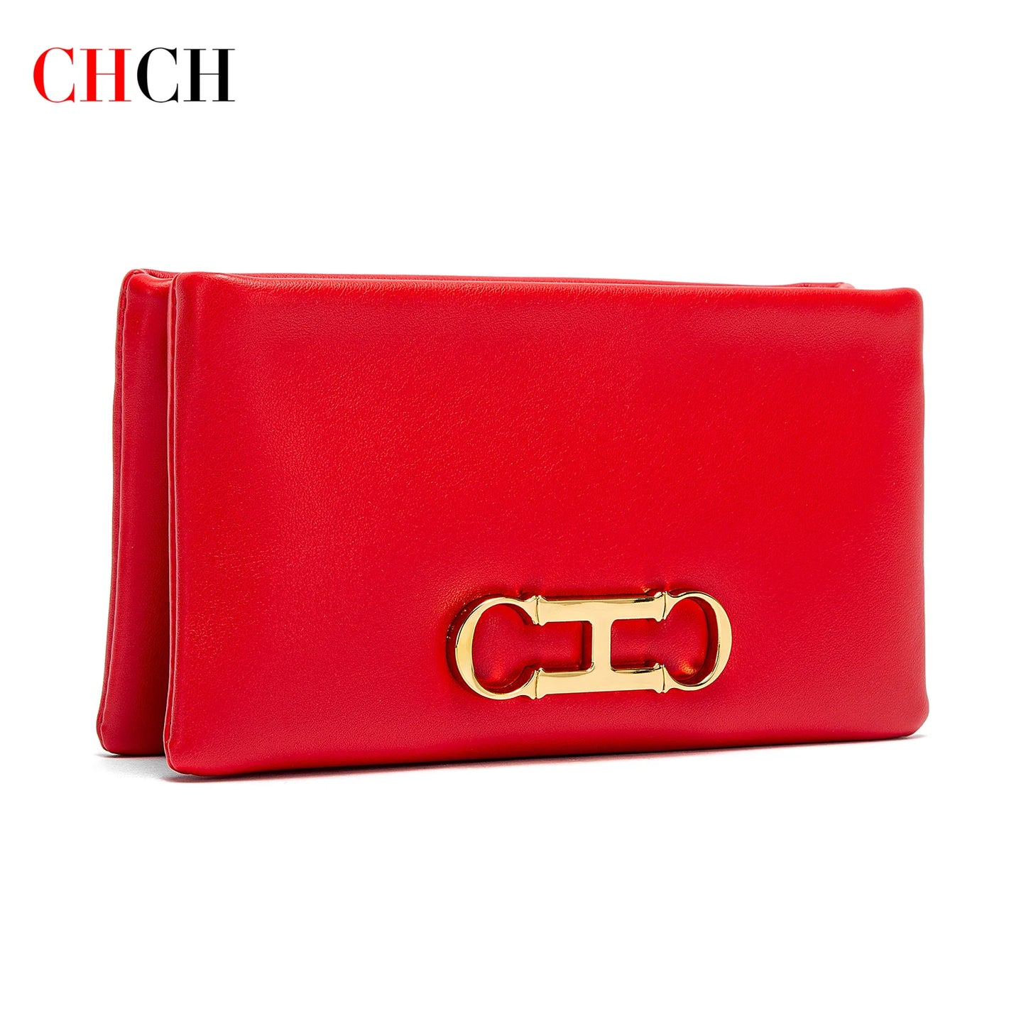 CHCH Women's Wallet 2024 New Long Handbag Red Christmas Gift