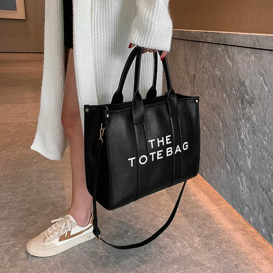 Tote bag  Women Handbags Letter Shoulder Bags Brands Soft PU Shopper Purses Crossbody Bags for Women Clutch
