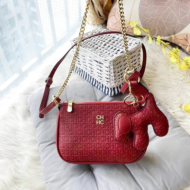 CH Fashion Simple Hundred Brand Elegant Crossbody Women's Bag Letter Design Women's Bag With Shopping