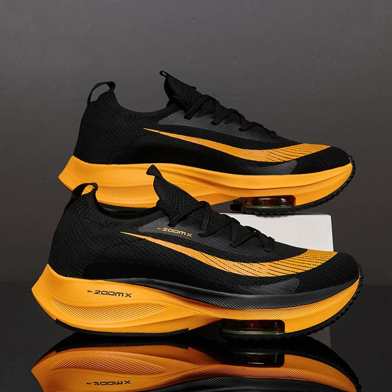 Running Shoes Air Cushion Speciality Marathon Men Sports Breathable Lightweight Women's Comfortable Athletic Nonskid Sneakers ﻿