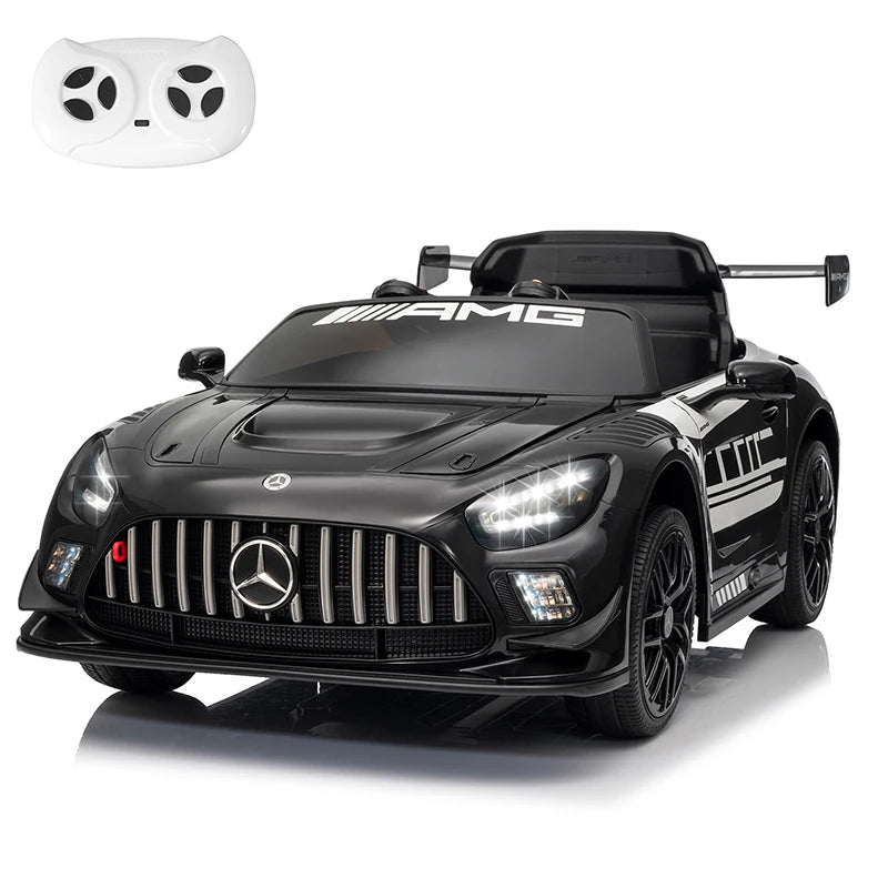 12V Licensed Mercedes-Benz GT3 Kids Ride on Car, Electric Vehicles for Kids Gifts,Ride on Toys with Remote Control, Music