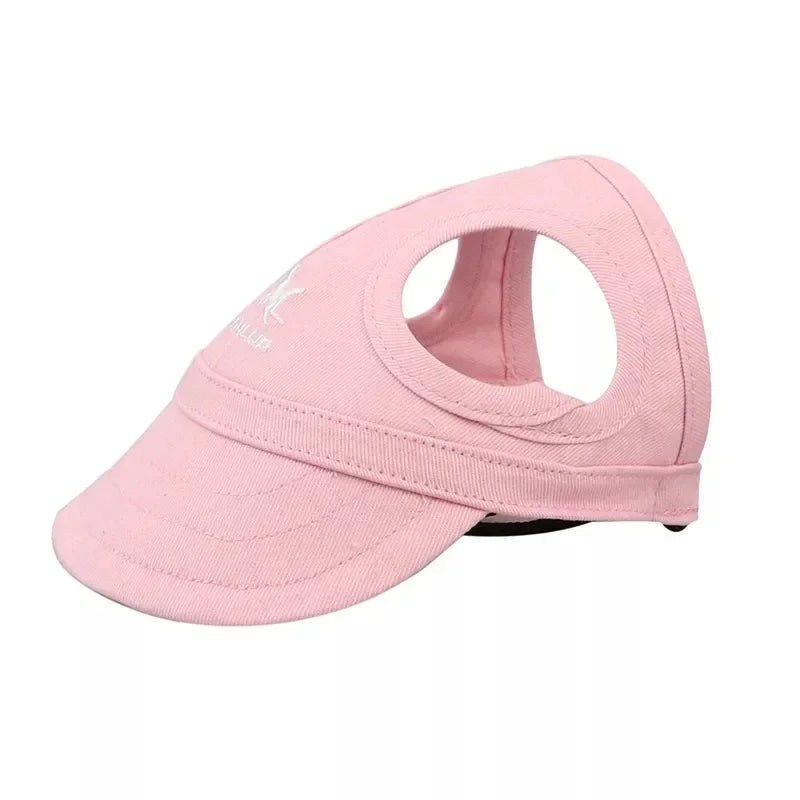 Small Puppy Pets Summer Solid Color Cap Dog Baseball Visor Hat Outdoor Accessories Sun Bonnet Travelhelmet FREE Shipping
