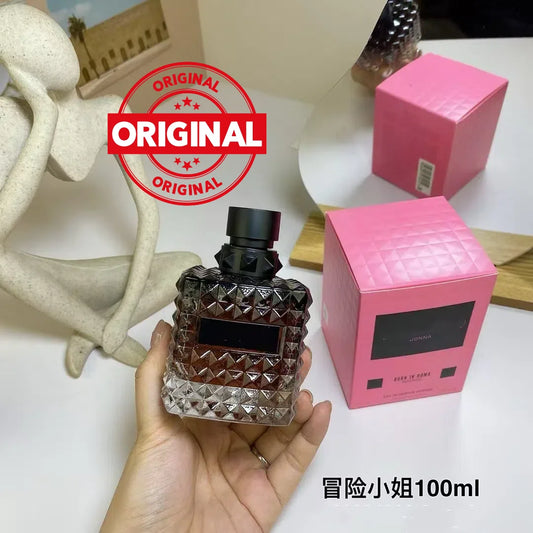 Valentino 100ML Original Brand Perfume Charming Sexy Lady Body Spray Men Women's Perfumes High-Quality Long Lasting Fragrance Born in Roma
