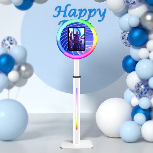 Adjustable Height Photo Booth For 12.9inch 3rd 4th 5th 6th iPad Selfie Photobooth Machines For Party Weddings Events FREE Shipping