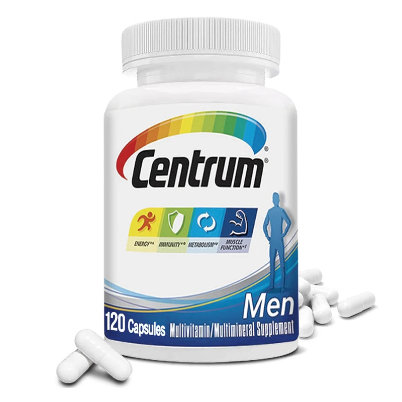 Centrum Multivitamin for Men and Mineral Supplements, Energy Support, Muscle Mass, Immune System, Antioxidants FREE SHIPPING