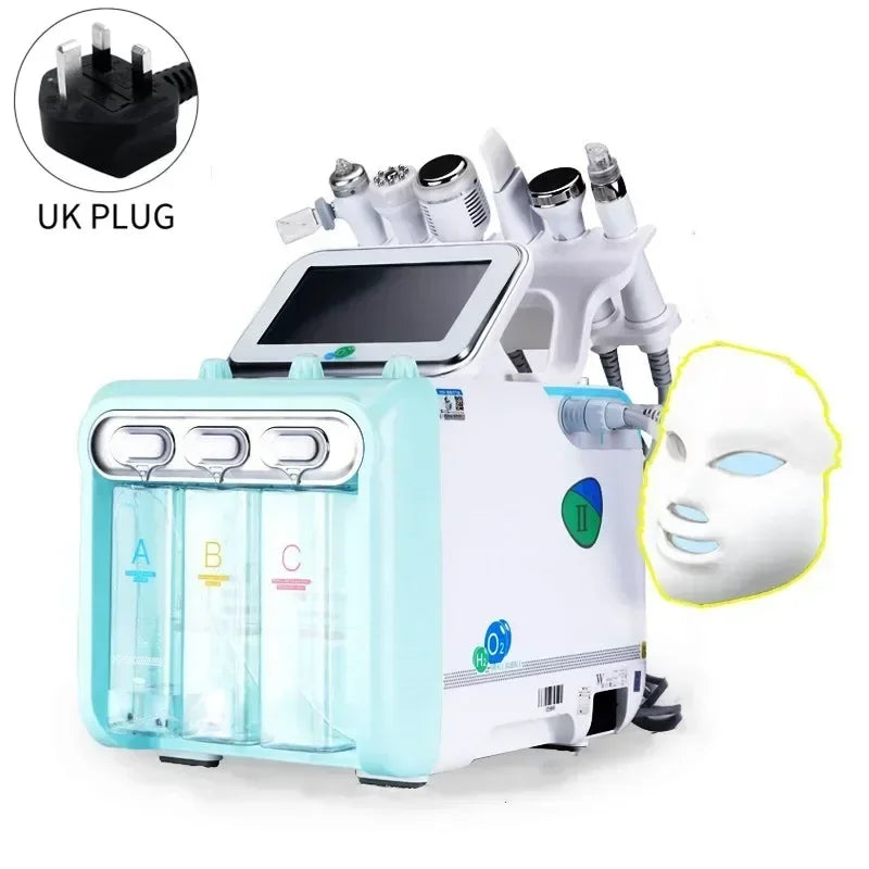 New Arrival! 7 In 1 H2O2 Water Oxygen Jet Peel Hydro Beauty Skin Cleansing Hydrofacial Machine Facial Machine Water Aqua Peeling FREE Shipping