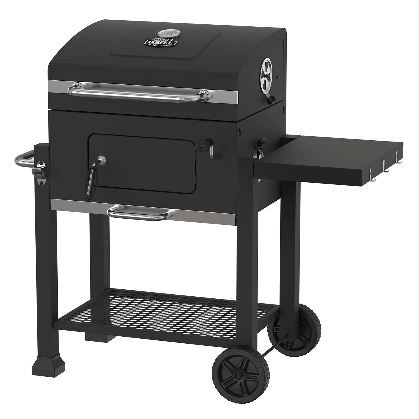 Heavy Duty 24-inch Charcoal Grill, Black Free Shipping