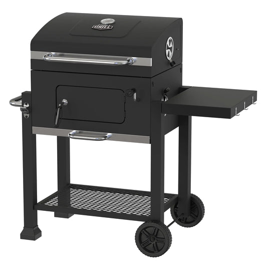 Heavy Duty 24-inch Charcoal Grill, Black Free Shipping