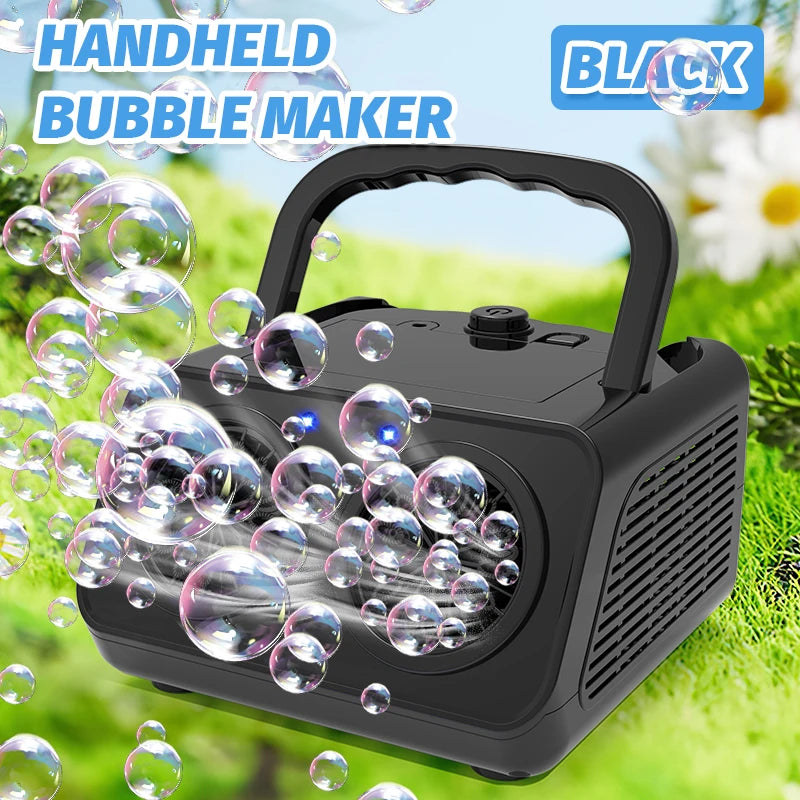 26 hole double hole portable ultra small bubble machine kindergarten birthday outdoor without battery without bubble water FREE Shipping