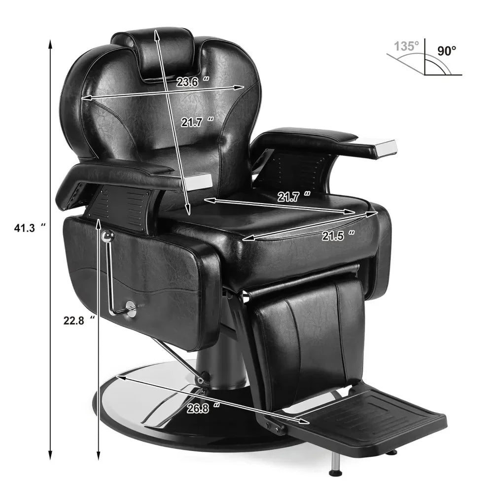 Barber Chairs Heavy Duty All Purpose Salon Chair Hydraulic Recline Barber Chair Beauty Salon Equipment FREE Shipping