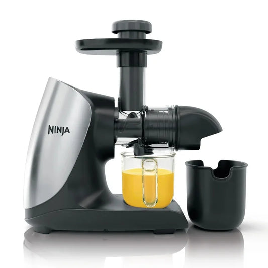Ninja Cold Press Juicer Pro Powerful Slow Juicer, Total Pulp Control, Cloud Silver, JC100, 150 watts FREE Shipping