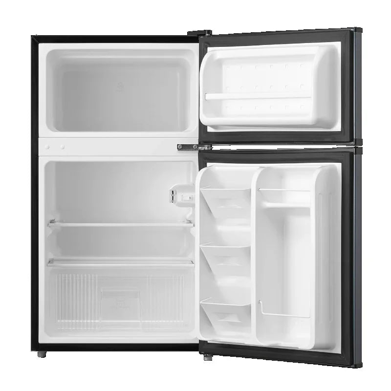 Arctic King 3.2 Cu ft Two Door Mini Fridge with Freezer, Stainless Steel, E-Star FREE Shipping