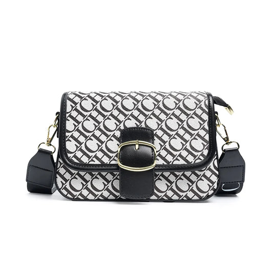 CH Brand Design Letters Buckle Crossbody Women's Bag Exquisite Elegant Fashion Women's Bag Decorative Versatile Colorful