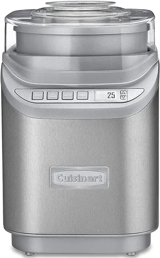 Ice Cream Maker Machine, 2 Quart, Cool Creations Frozen Yogurt, Gelato, Sorbet Maker, LCD Screen and Timer