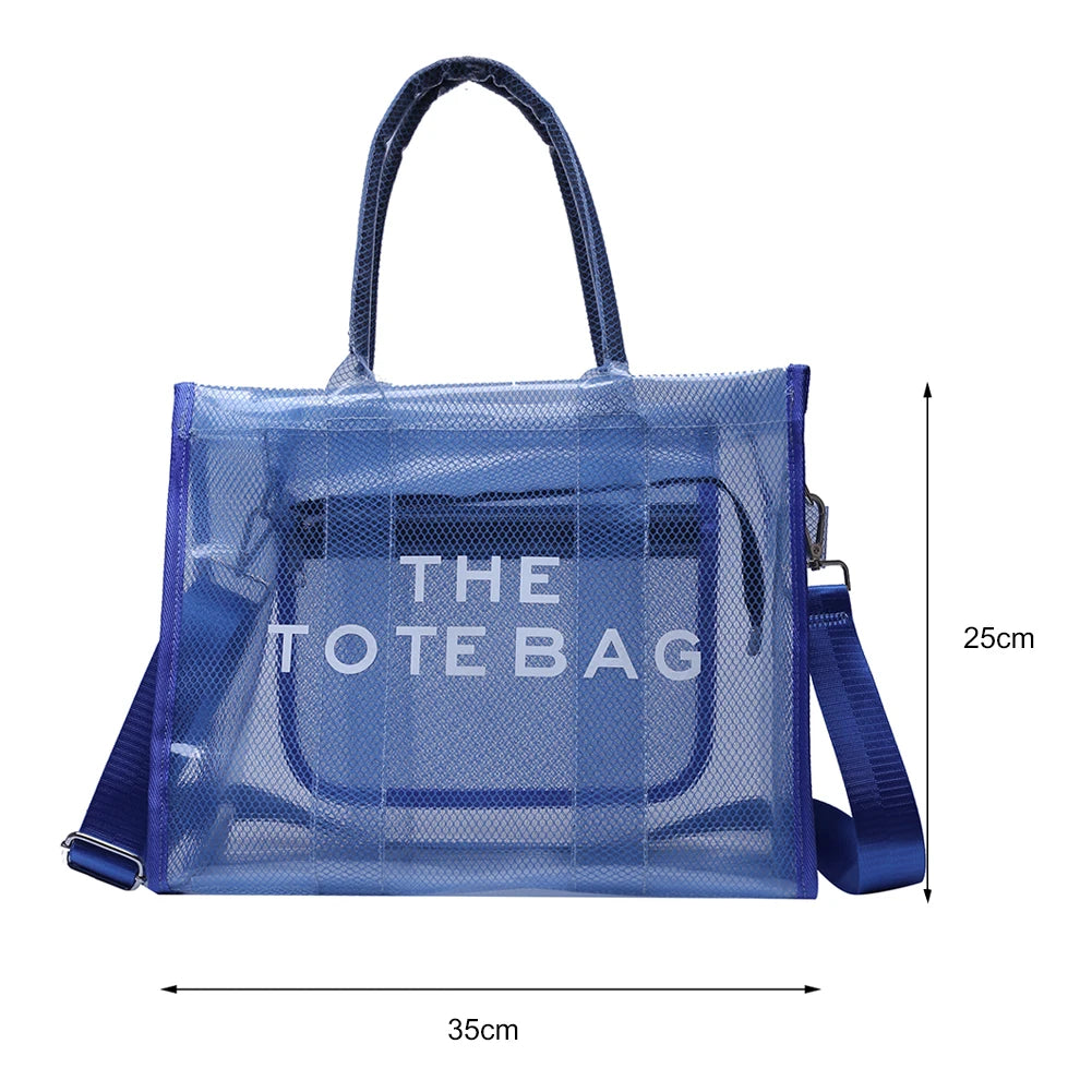 New The Tote Bag Letter Printed Sequins Top-Handle Bag Women Leather Handbag Luxury Designer Glitter Shoulder Crossbody Bag 2023