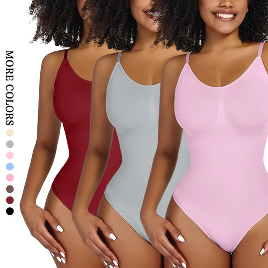 Smoothing Shapewear Bodysuit for Women Faja Full Body Shaper Thong Soft Body Shaping Sculpting Breast Slimming Underwear FREE Shipping
