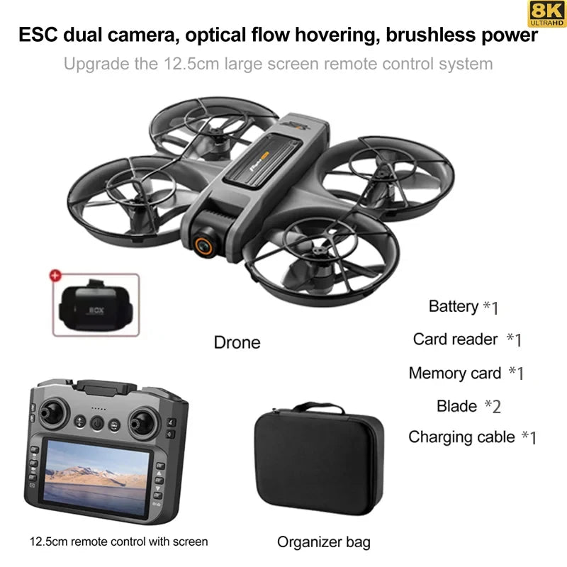 Xiaomi S156 Drone Professional 8K Camera with 5G WiFi FPV UAV Screen Remote Control and Obstacle Avoidance Quadcopter 2025 FREE Shipping
