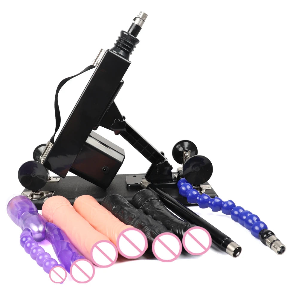 FREDORCH Sex Machine for Woman Adjustable Masturbating Pumping with 3XLR Accessories Sex Gun Love Machine for Men Adult Toys FREE Shipping