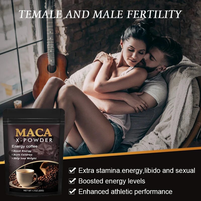 BEWORTHS Maca Root Coffee- Natural Energy Supplement,Supports Athletic Performance and Motivation,Builds Muscle and Strengthens FREE SHIPPING
