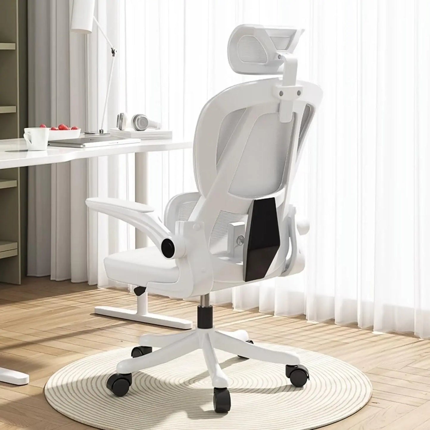 Computer Chair, Office Chair, High Back Ergonomic Office Chair with Lumbar Support, Adjustable Headrest, 3D Armrest FREE Shipping