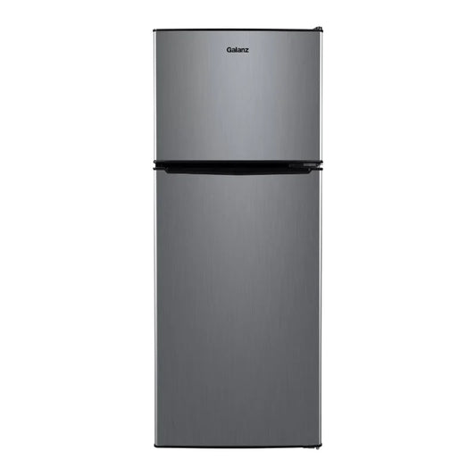 Galanz 4.6. Cu ft Two Door Mini Refrigerator with Freezer, Stainless Steel FREE Shipping
