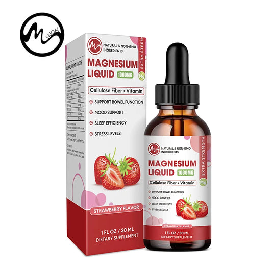 Magnesium Glycinate Liquid Drop, Sleep Support Vegan Non-GMO 30Ml Free Shipping