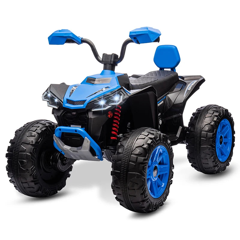 24V Kids Electric Vehicle 4-Wheeler Kids Ride On Toy Car XXXL Size ATV Electric Car for Toddler Children Gift,Spring Supspension