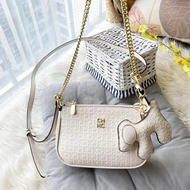 CH Fashion Simple Hundred Brand Elegant Crossbody Women's Bag Letter Design Women's Bag With Shopping