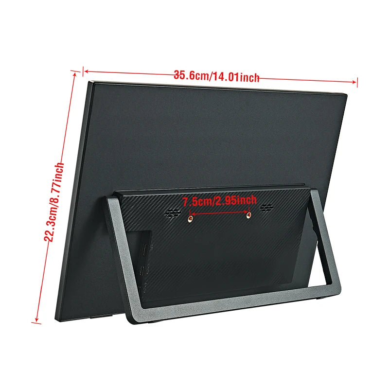 Anmite 15.6-Inch Portable Touch Monitor 1080P HDR 16:9 Low Blue Light For XBox PS4 / 5 Switch Cell Phone PC Loptop Extension FREE Shipping