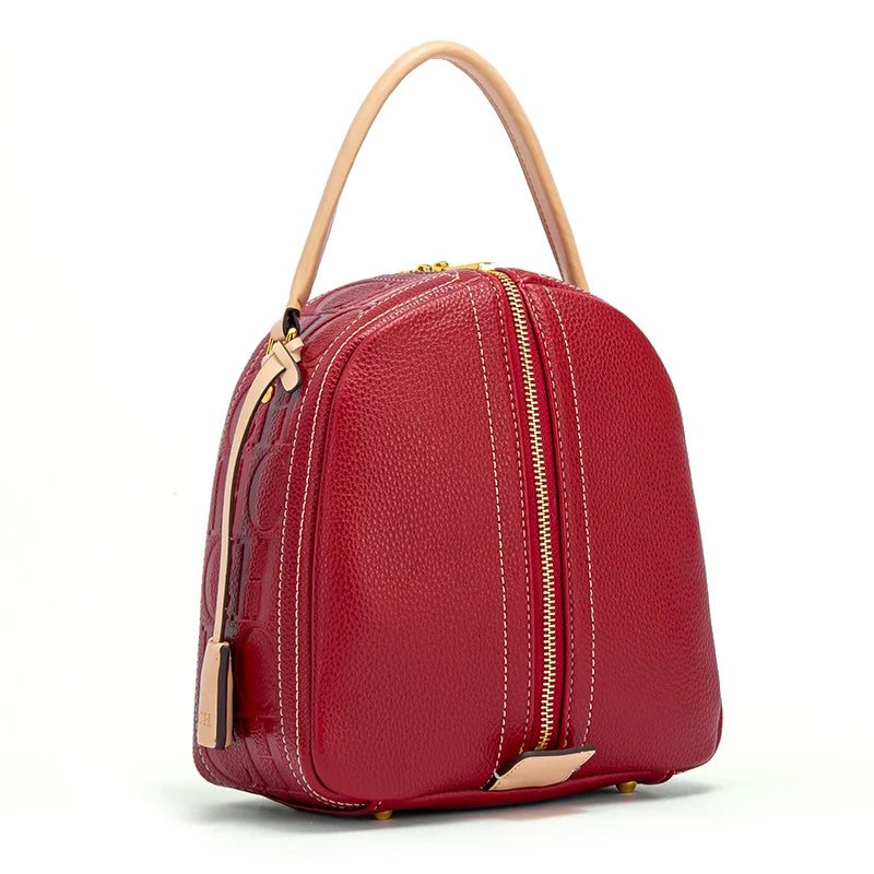 CH High Quality Solid Color Women's Handbag Fashion Season New Product Simple Women's Shoulder Bag Unique Bag Design